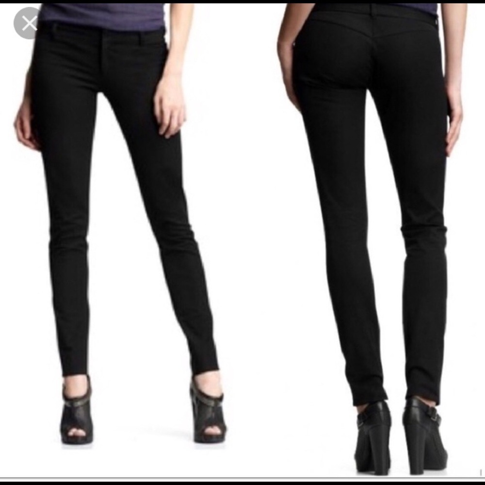 Gap “Really Skinny” Two Way Stretch Pants Black